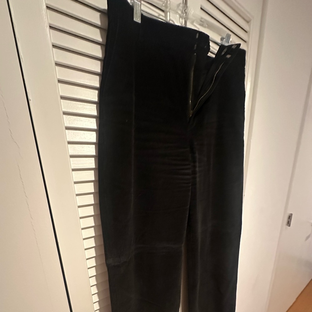 Madewell Black Corduroy Pants by Alexa Chung